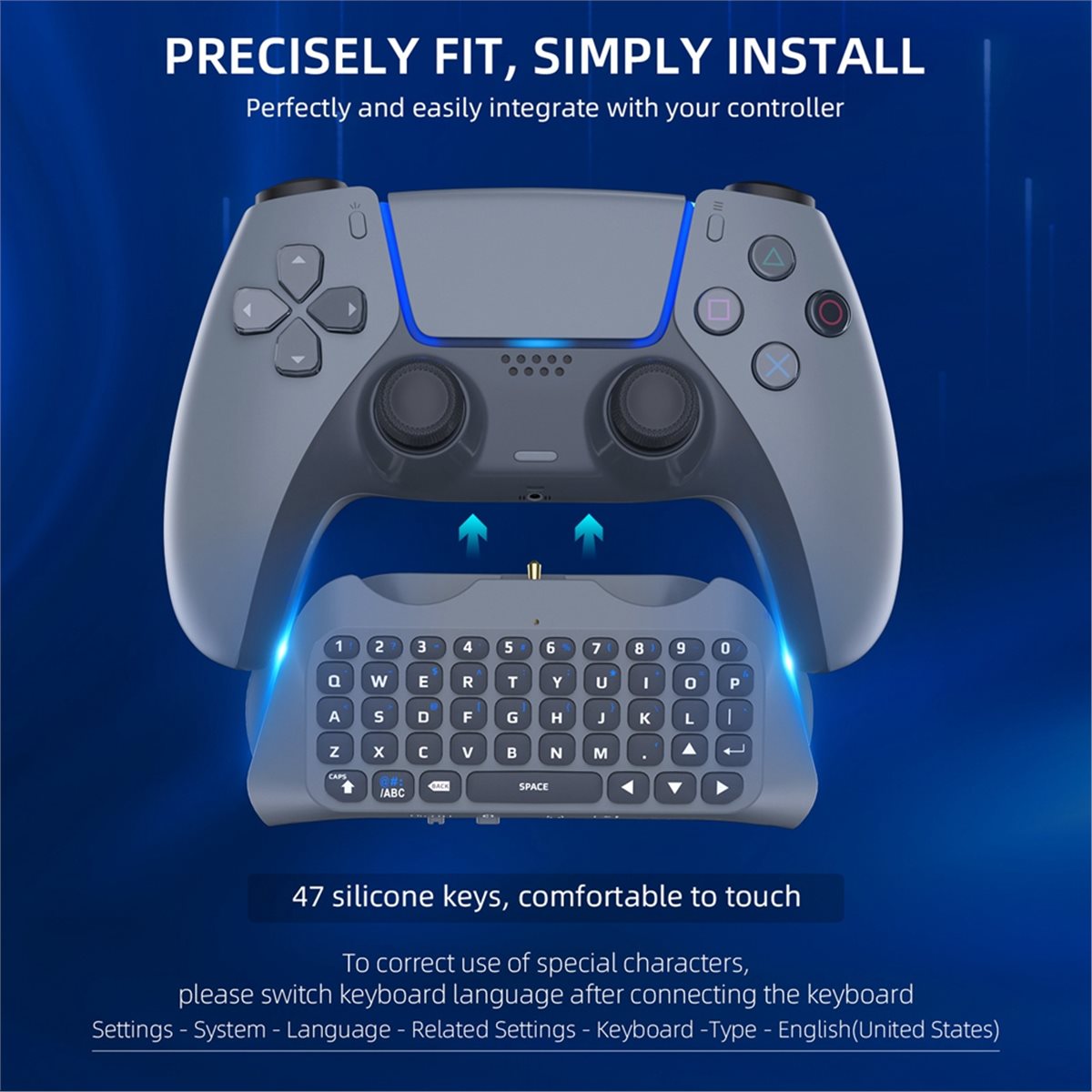 Gaming Keyboard Wireless - goodidea 3.5mm Gaming Wireless Keyboard 3.0
