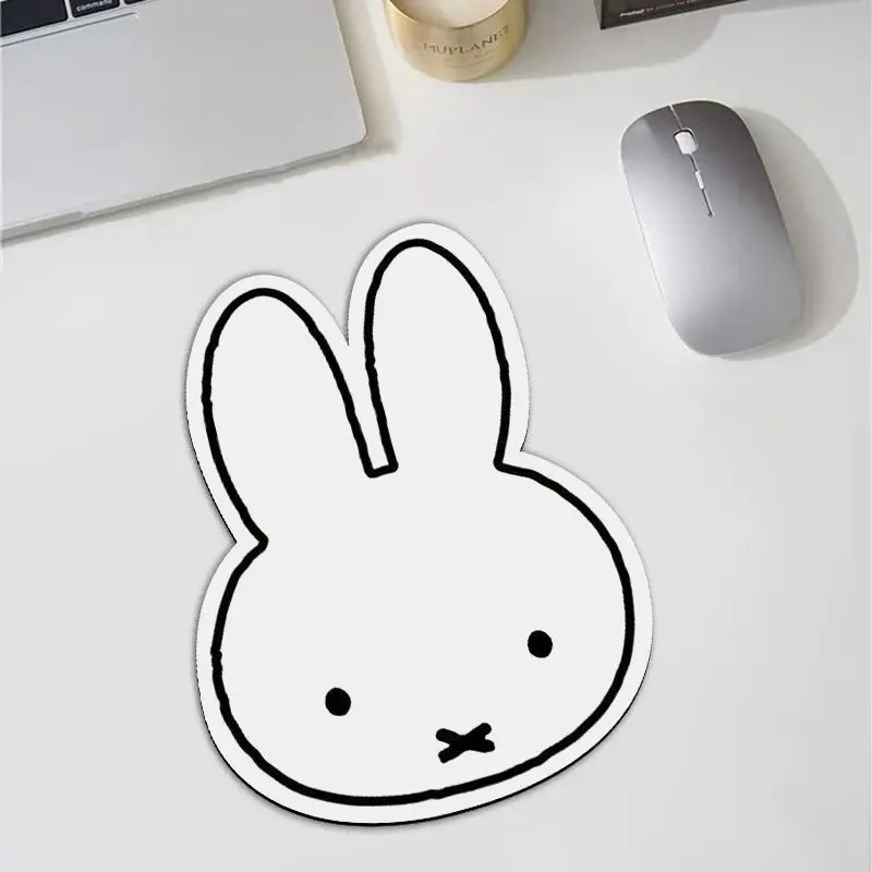Gaming Keyboard And Mouse Pad - Kawaii Miffy Rabbit Shaped Mouse Pad