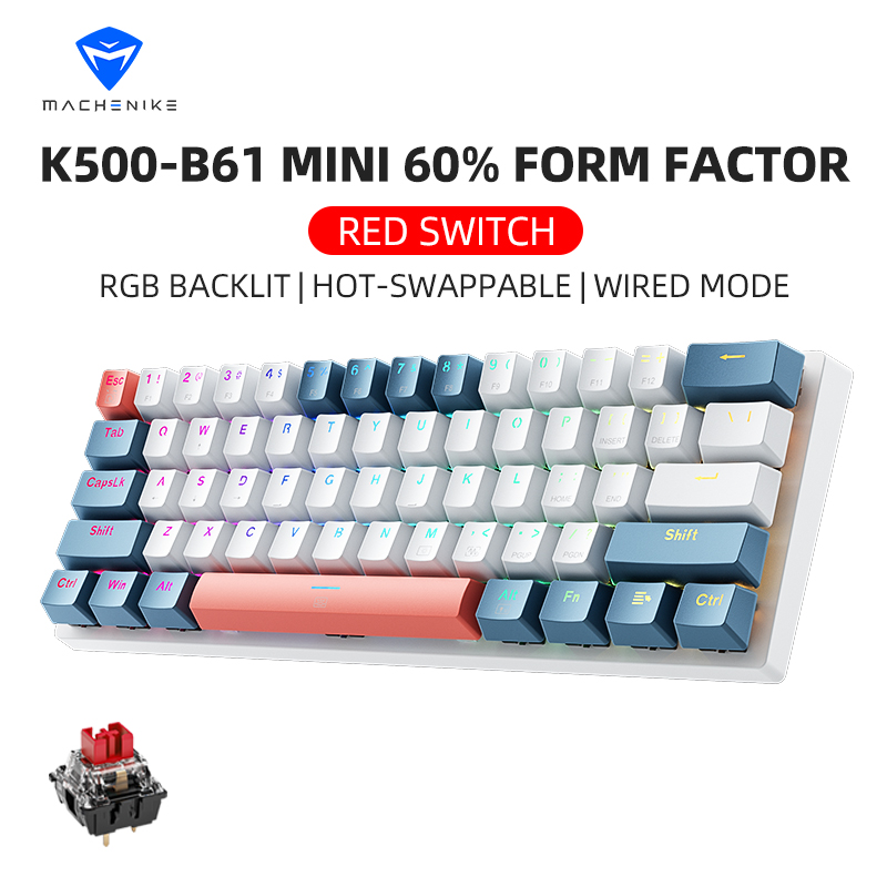 K500-B61 Machenike Mini Mechan - Gaming Keyboard And Mouse Set 评论和价格