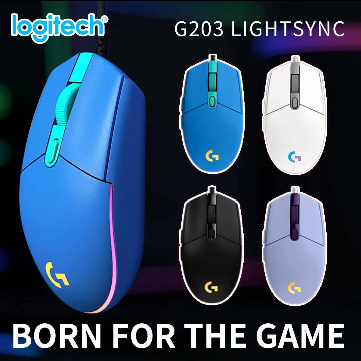 Logitech G203 LIGHTSYNC Gaming - Logitech Mouse G203 评论和价格