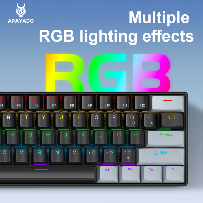 APAYADO K61 Mini Mechanical Ke - Gaming Keyboard And Mouse For Xbox 评论和价格