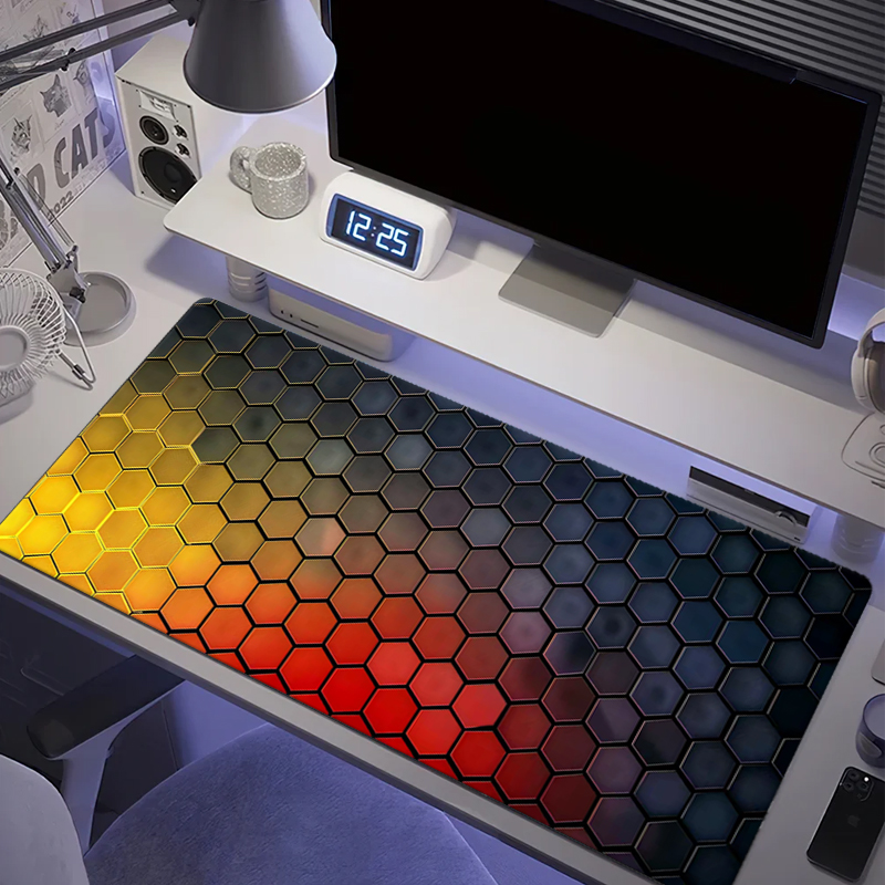Honeycomb Series Mouse Pad Lar - Gaming Keyboard And Mouse Pad 评论和价格