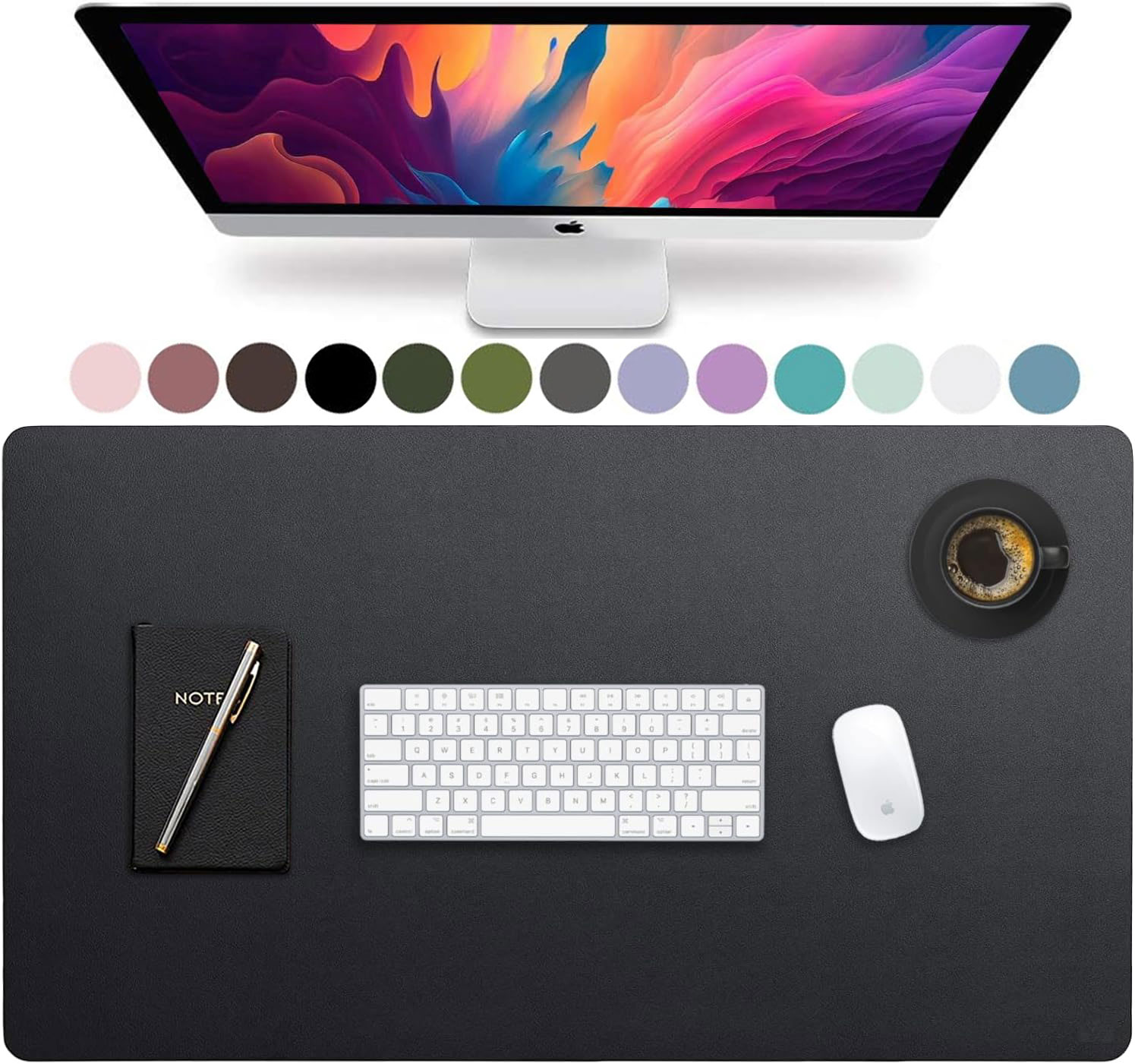 Large Size Leather Desk Pad,Of - Gaming Keyboard And Mouse Pad 评论和价格
