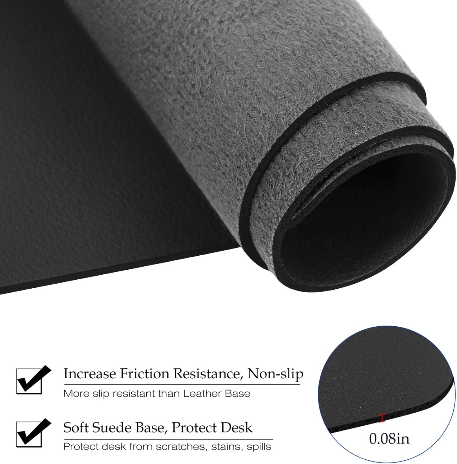 Large Size Leather Desk Pad,Of - Gaming Keyboard And Mouse Pad 评论和价格