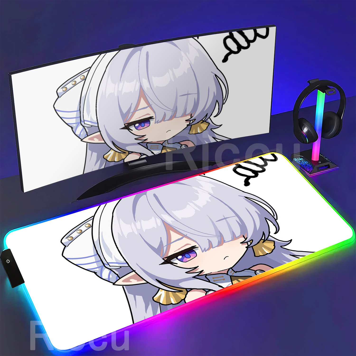 RGB Mouse Pad Velina Airgid Ze - Gaming Keyboard No Rgb 评论和价格