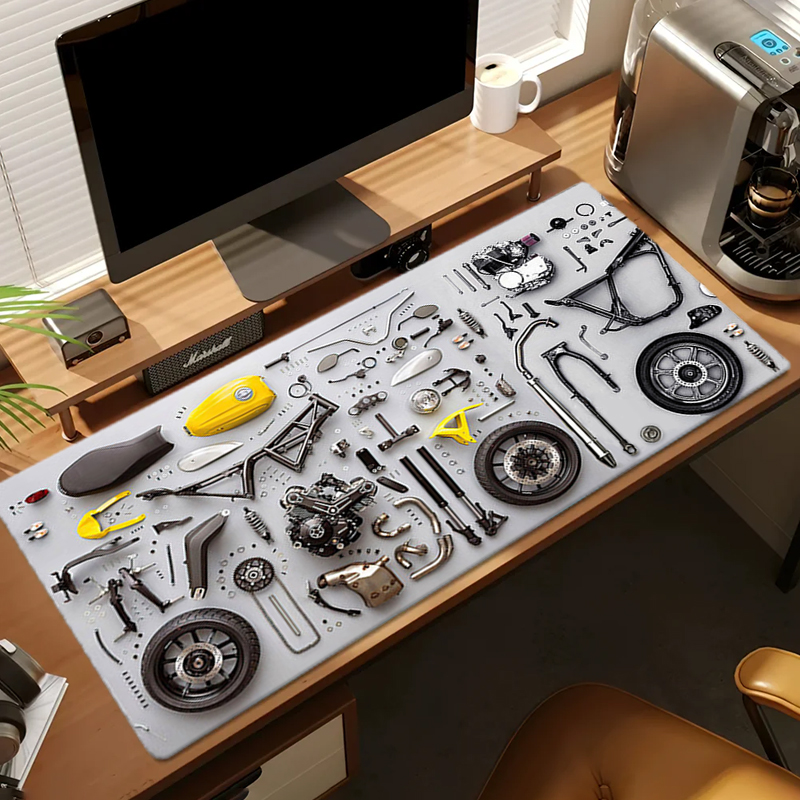Disassembly Diagram Rubber Mou - Gaming Keyboard And Mouse Pad 评论和价格