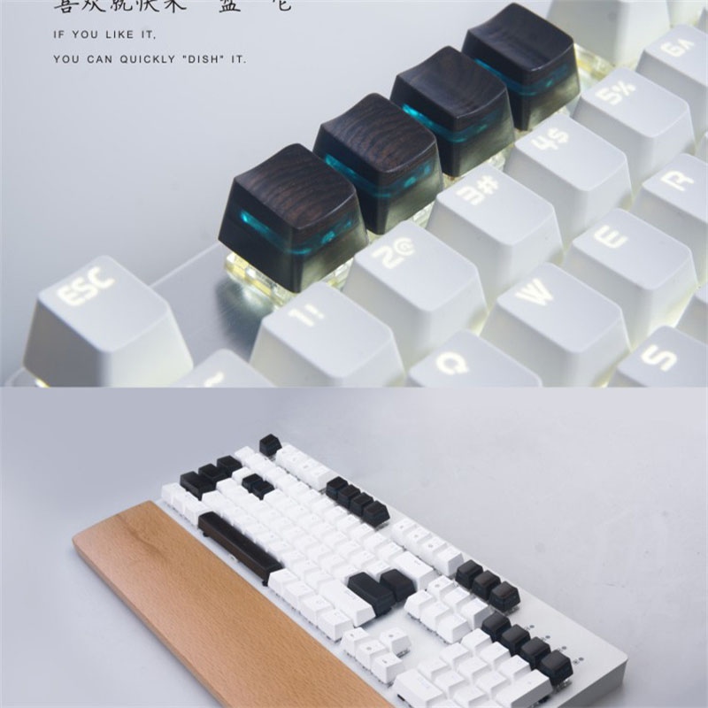 Mechanical Keyboard Black Wood - Keyboard Gaming Black 评论和价格